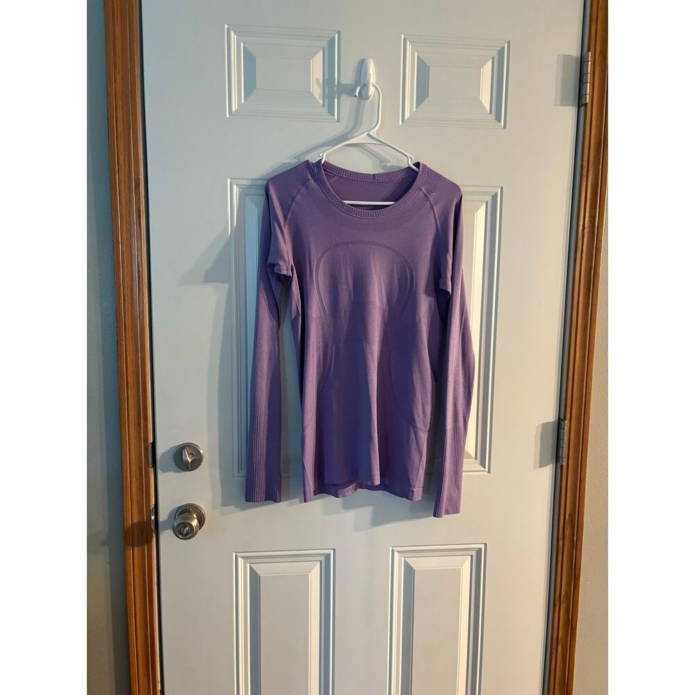 Lululemon Athletica purple Swiftly Tech long sleeve size 8